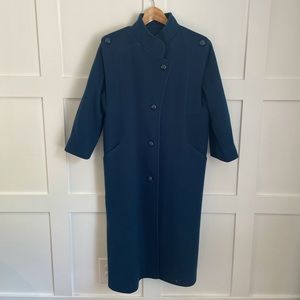 Vintage Etiquette Syndicale Union Label Canada Wool Coat